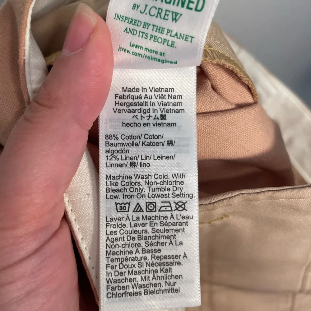NWT J. Crew Tan Belted 3
